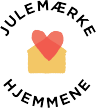 Julemærkehjemmets logo: Vi støtter Julemærkehjemmene